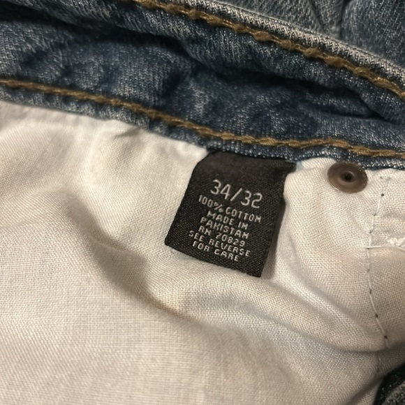 Black Brand Skinny Dark Blue Denim Jeans 34 x 32 - Picture 10 of 11